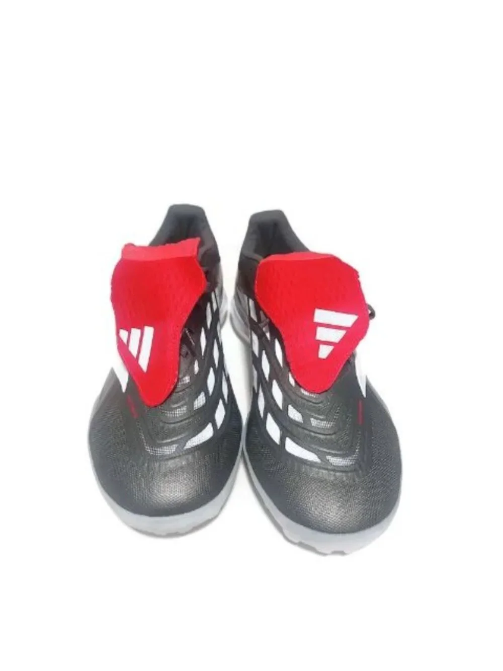 Adidas Predator Pro FT TF Mens 9.5 Soccer Cleats Artificial Turf Iron Metallic